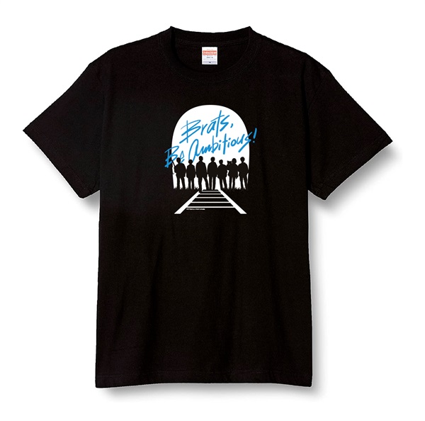 『雑魚どもよ大志を抱け』公開記念グッズ　シルエットTシャツ（黒/Sサイズ）